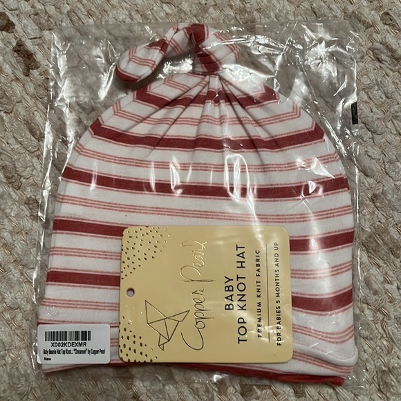 Copper Pearl Top Knot Hat Cinnamon - Picture 6 of 6